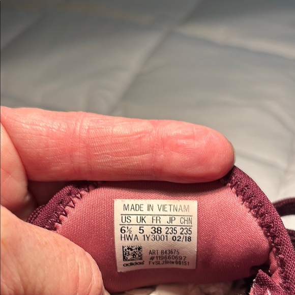 Adidas Womens Cloudfoam Pure
B43675 Red Running Shoes
Sneakers Size 6.5 - Picture 8 of 11